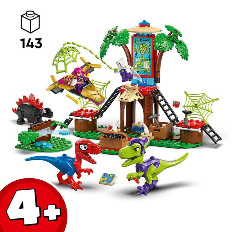 LEGO® Spidey Spidey i Gobby: Batalla de Raptors a la Base de la Casa de l'Arbre 11200