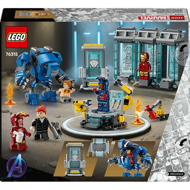 LEGO® Super Heroes Laboratorio de Iron Man: Sala de Armaduras 76315
