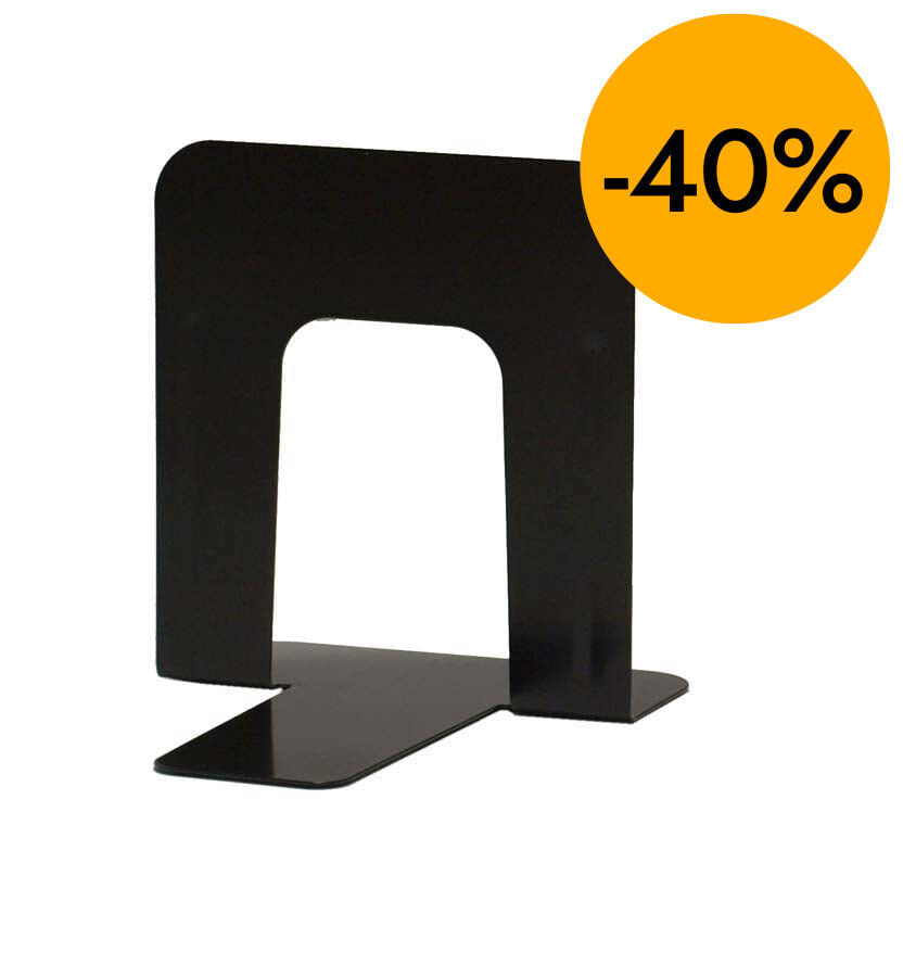 Sujetalibros met&aacute;lico Office Box 127mm 2u