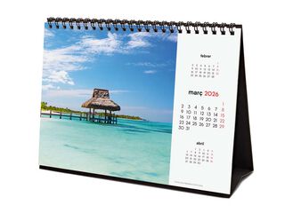 Calendario sobremesa Finocam 2026 Paisajes Paraíso catalán