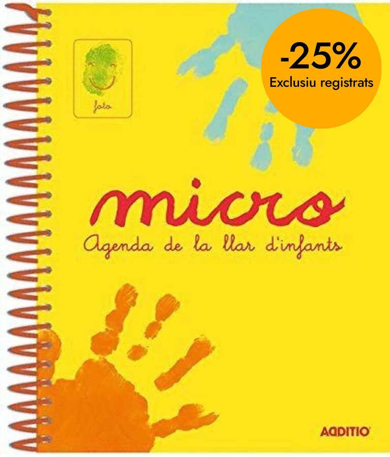 Agenda Jard&iacute;n de infancia Additio Micro catal&aacute;n