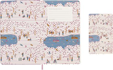 Libreta Moleskine Salkura L Blanco Liso