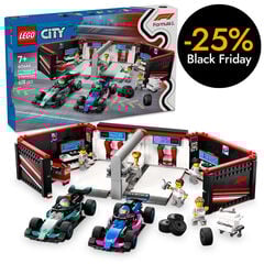LEGO® LEGO City Garaje de F1® con Coches Mercedes-AMG y Alpine 60444