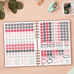 Agenda Finocam Alma Semana Vista Horizontal 2027 Catal&aacute;n Rosa