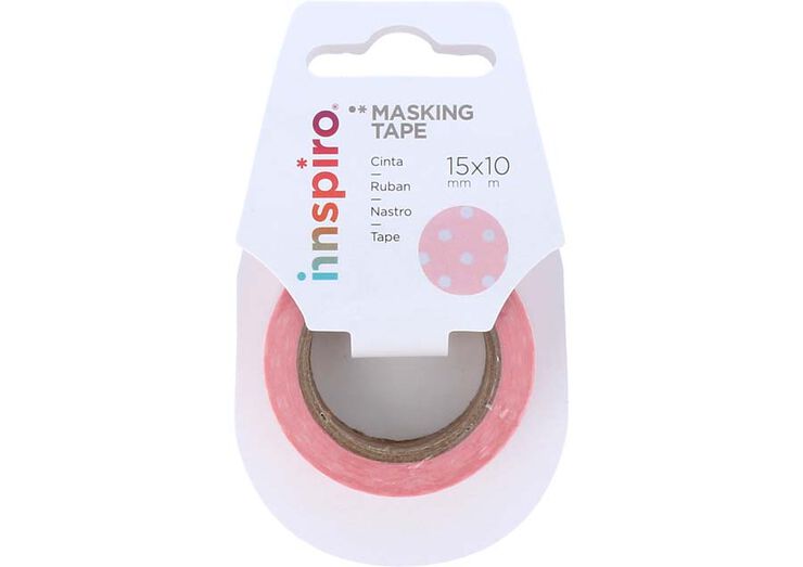 Washi Tape Innspiro Topos rosa
