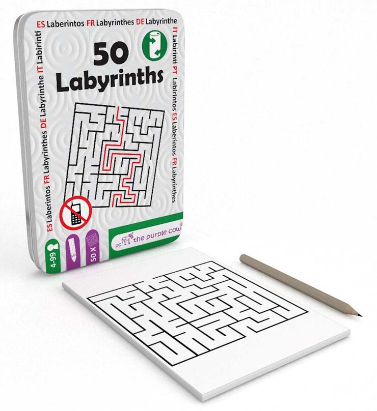 Joc de Viatge en Llauna amb 50 Reptes - Laberints