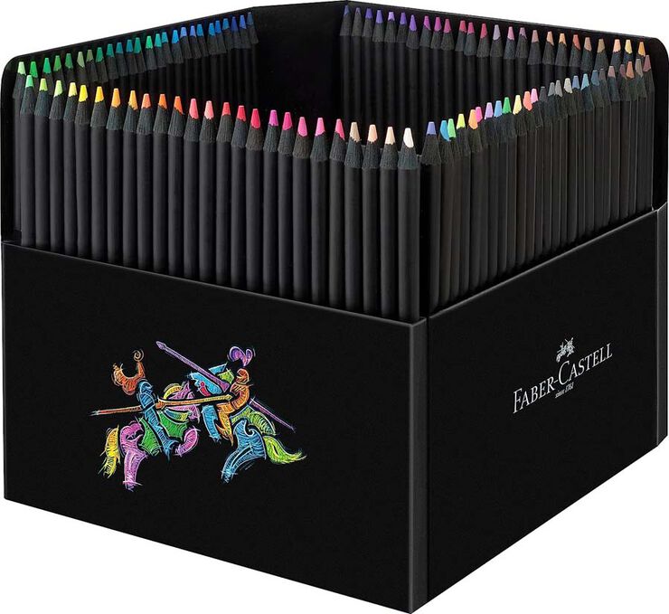 Estoig plegable llapis Faber-Castell Black Edition 100 colors