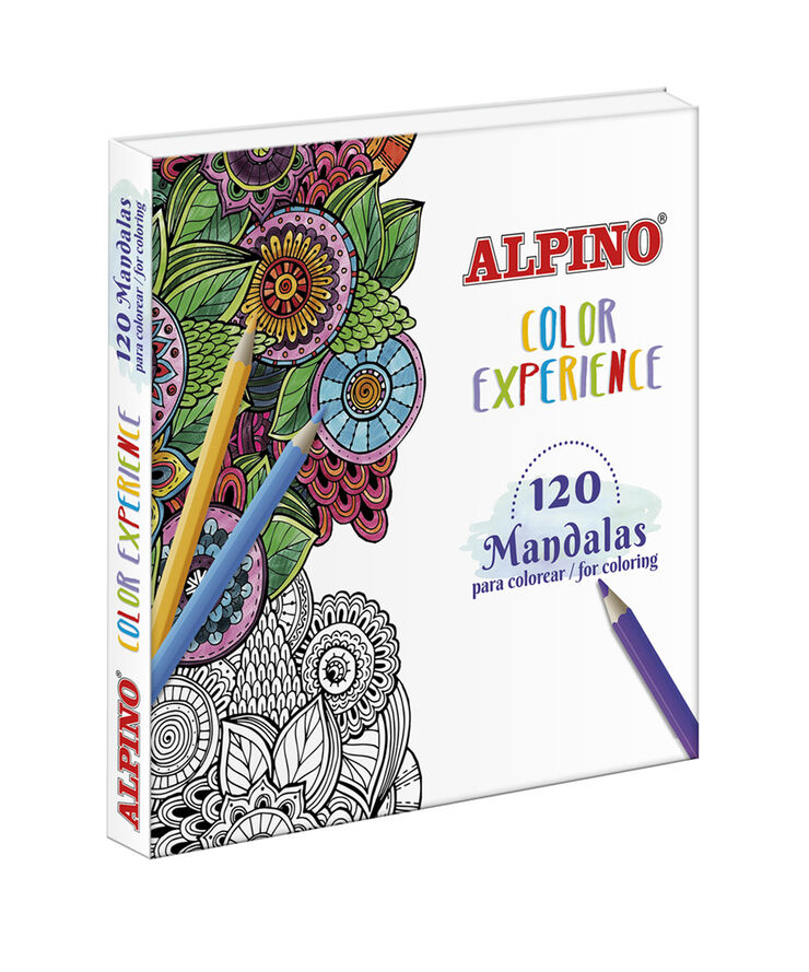 Lápiz Alpino 24u + libro Mandalas Color Experience Set