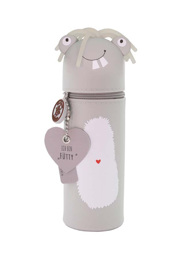 Estuche silicona Monstruo gris