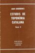 Estudis de toponímia cat II Estudis de toponímia cat II
