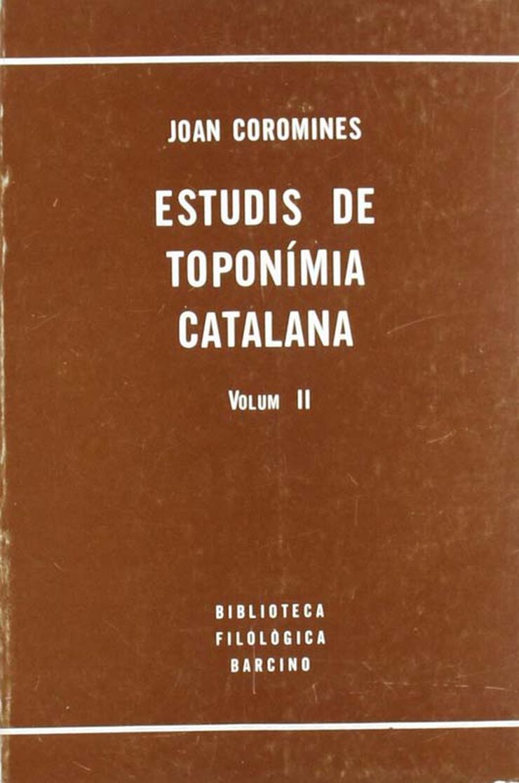 Estudis de toponímia cat II