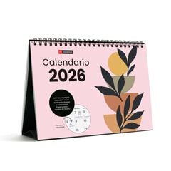 Calendari Miquelrius sobretaula A5 2026 castellà Abstract