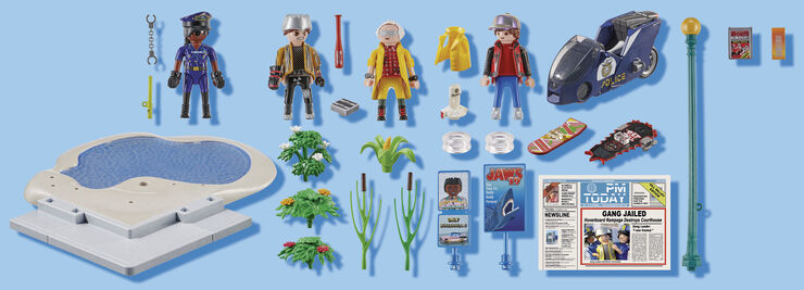 Playmobil Back to the Future Part II Persecució en monopatí 70634