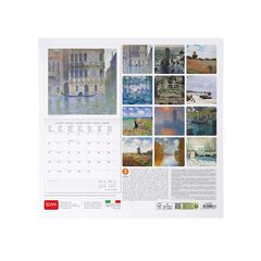 Calendario Pared Legami m/vista 2025 Claude Monet