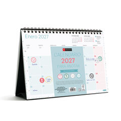 Calendario Miquelrius Mesa A5 Castellano 2027 Lovely