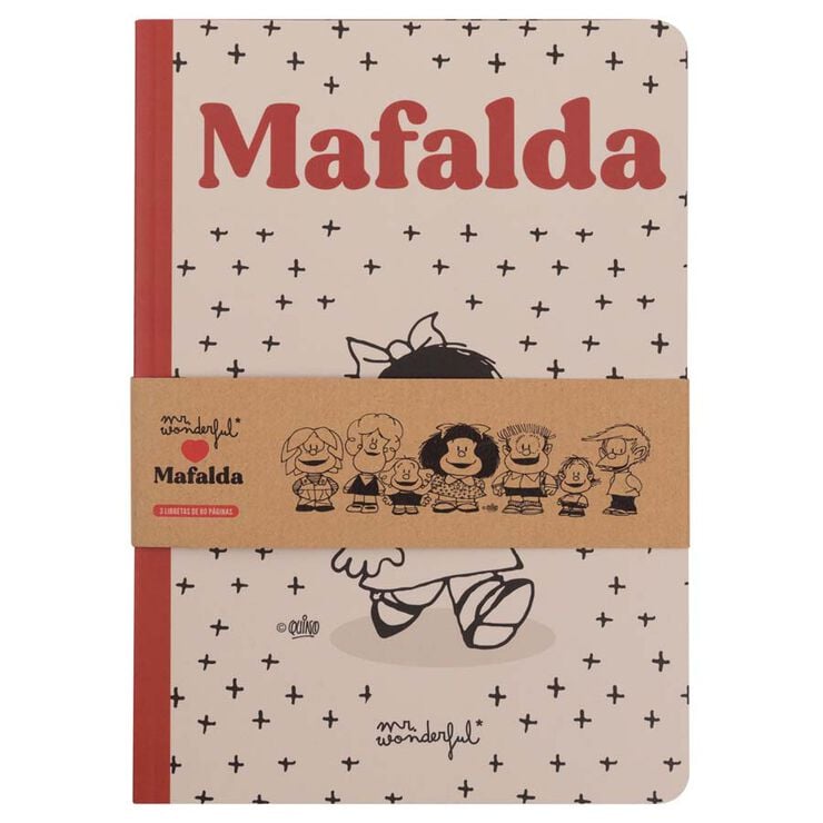 Set 3 Libretas A5 Mafalda