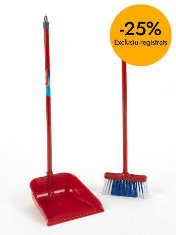 Recogedor con escoba
