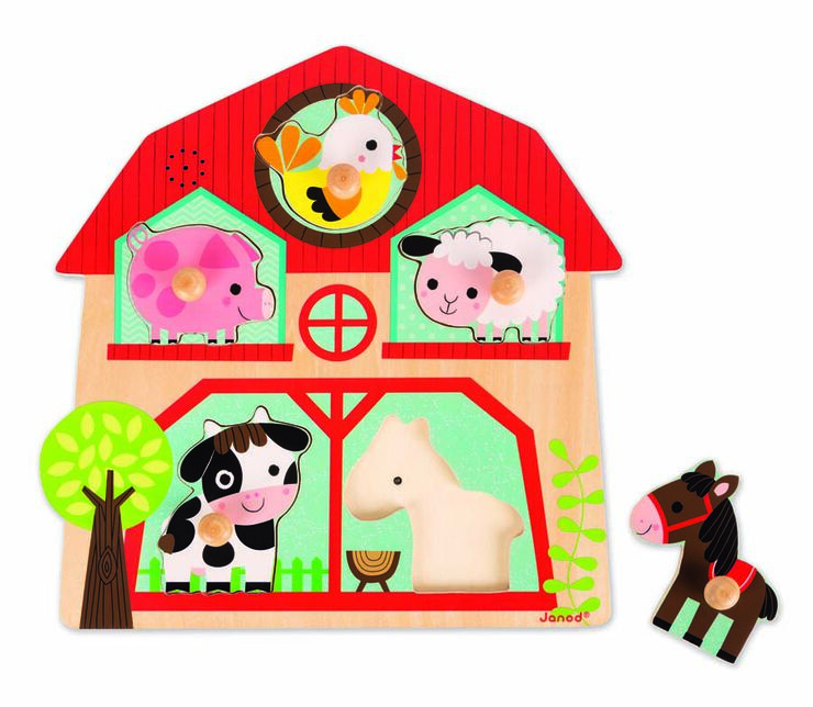 Encaje Sonoro Animales Granja