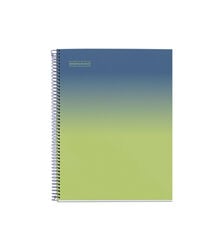 Notebook A4 Tapa Extra Dura 80 Hojas 5 &times; 5 Gradient Azul y Amarillo