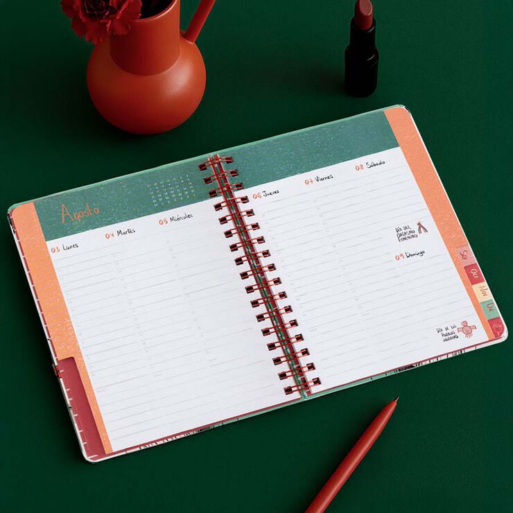 Agenda Lola Vendetta castellano sem/vista 2026