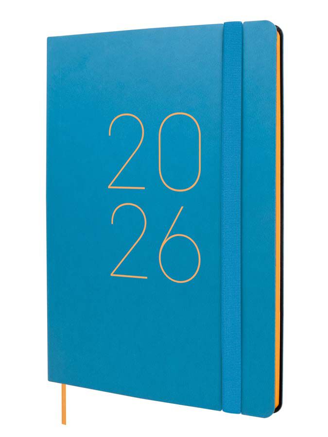 Agenda Finocam Llisa FA5 sem/vista vertical cas 2026 azul