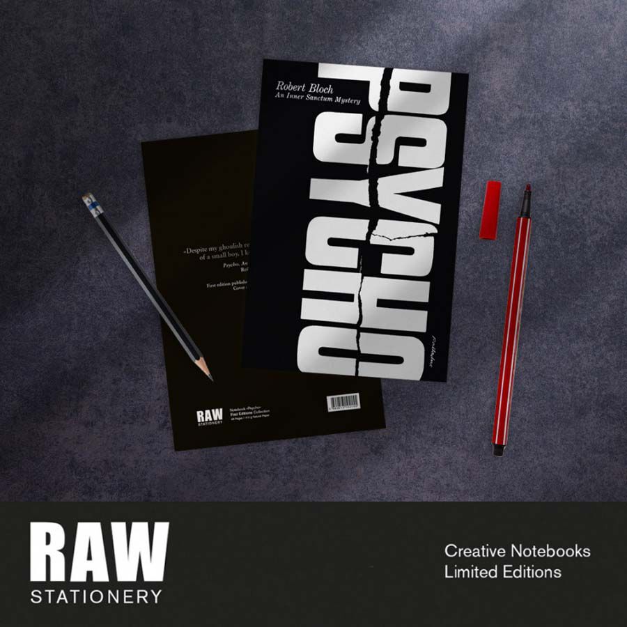 Libreta A5 Raw Stationery Primera Edici&oacute;n Psycho