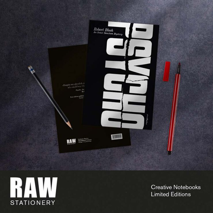 Libreta A5 Raw Stationery Primera Edición Psycho