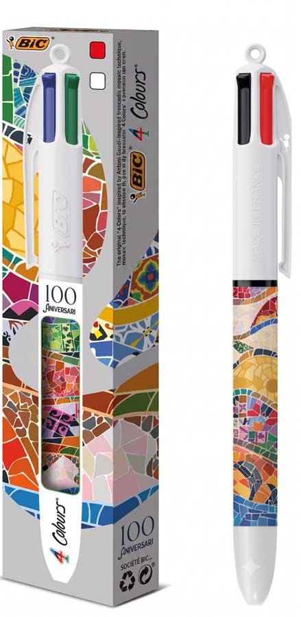 Bol&iacute;grafo BIC 4 Colores Edici&oacute;n Gaud&iacute;
