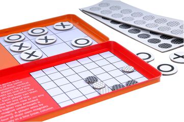 Juego de Viaje en lata Magnético  - Tic Tac Toe y 4 en Raya