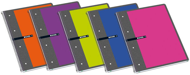 NOTE BOOK TAPA DURA A4 ENRI 5x5 80F