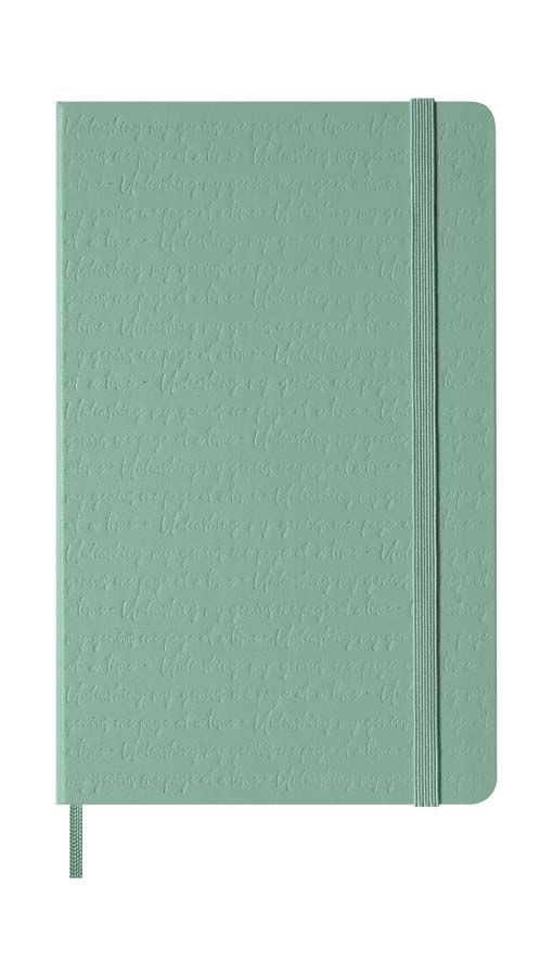 Llibreta Moleskine tapa dura L llisa verd s&agrave;lvia