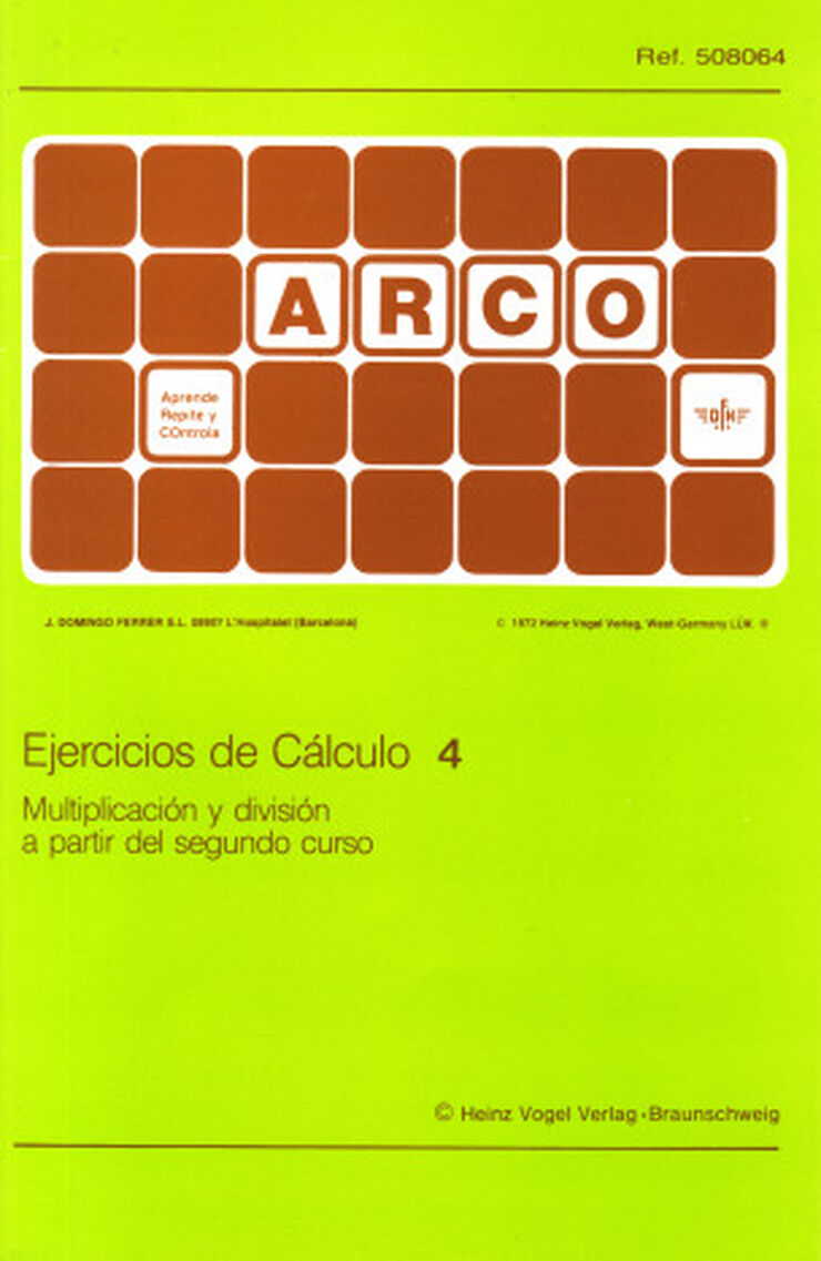 Arco Exercicis de Càlcul 4