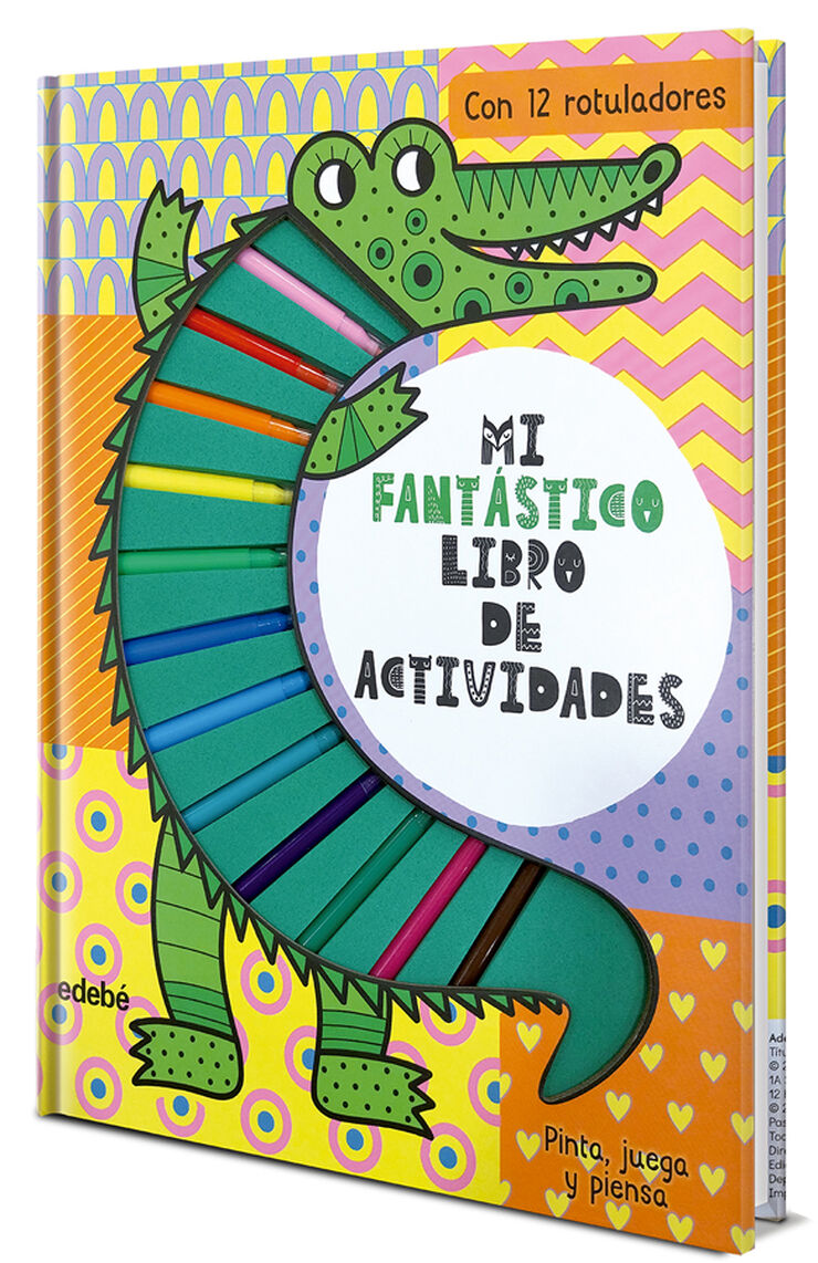Mi fantástico libro de actividades. Cocodrilo