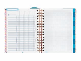 Agenda Professor Design | 1/4 Setmana Vista, Castell&agrave; (2026-2027) &ndash; Lila