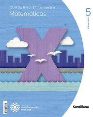 Cuaderno Matemáticas 5º Primaria 1 Trim Construyendo Mundos
