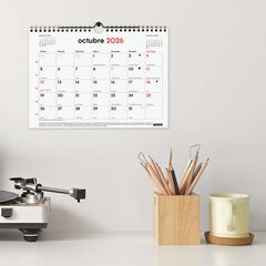 Calendario Finocam pared 16 meses  21x15cm cat 2025-26