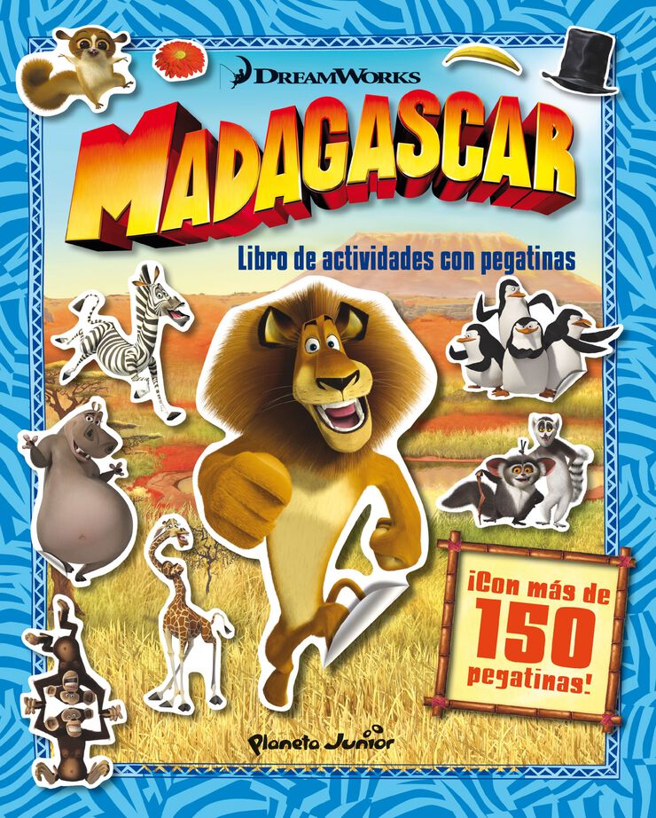 Madagascar. Libro de actividades con peg