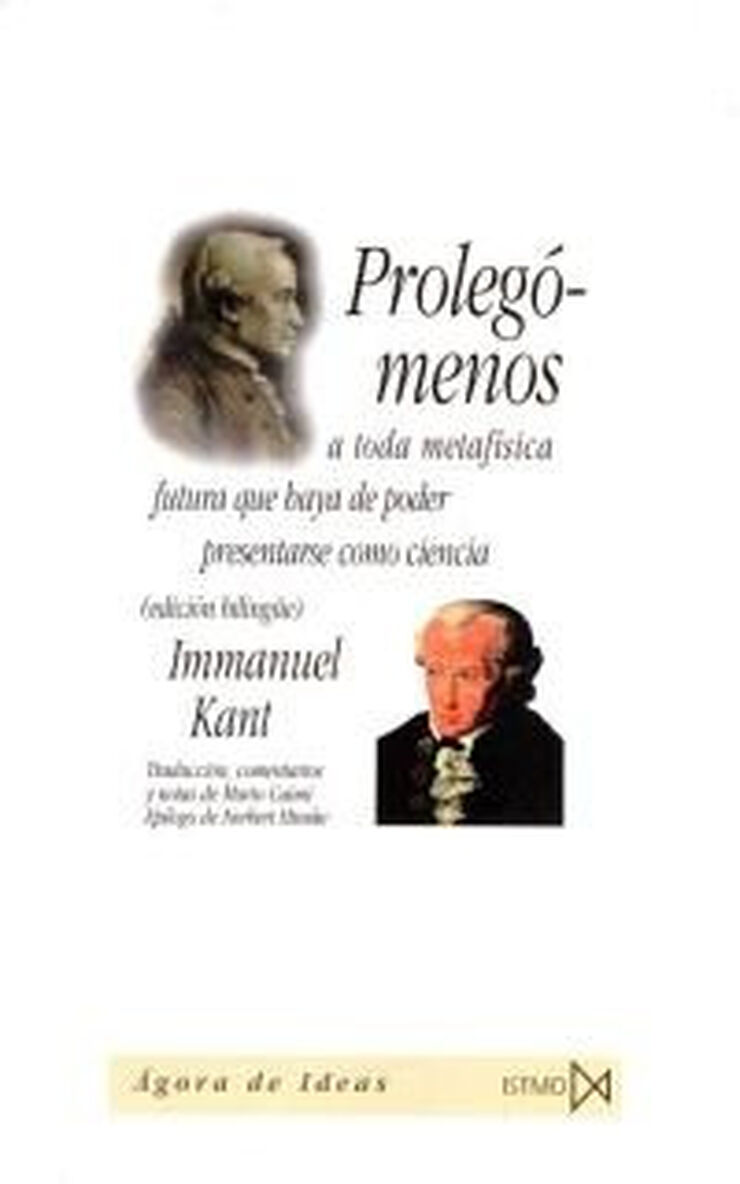 Prolegómenos a toda metafísica futura qu