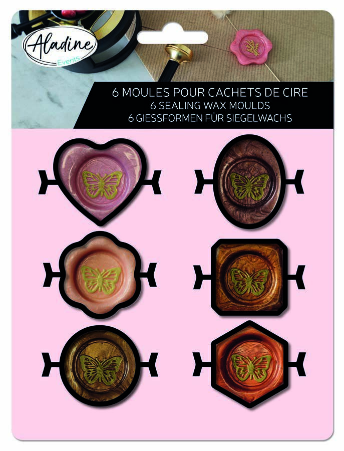 Moldes Cera Lacre Aladine 6u