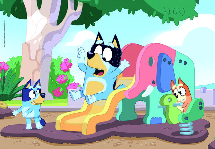 Puzle 104 piezas Bluey parque