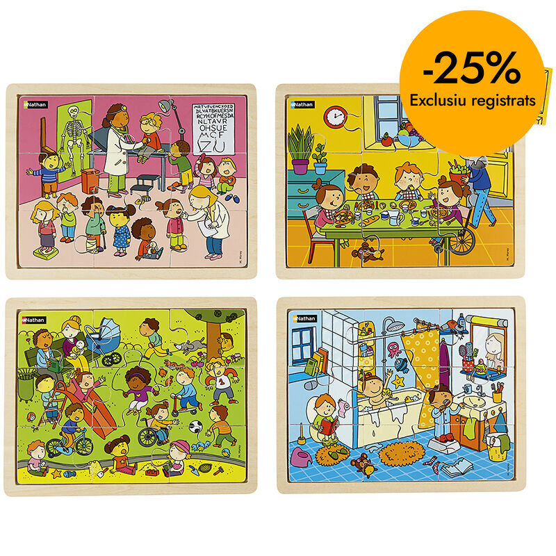 Puzzles crecer con salud