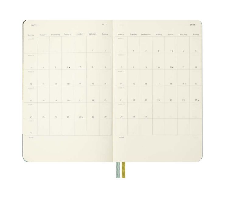 Agenda Moleskine 18 meses d&iacute;a/p&aacute;g L tapa dura El Se&ntilde;or de los Anillos