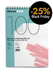 Bloc esbós Abacus A3 100 fulls