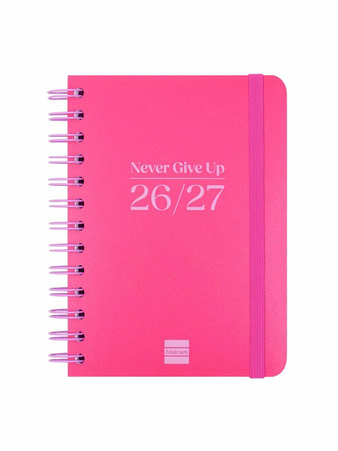 Agenda Finocam Cosmflex 1/8 Sem/Vista Catal&aacute;n 2026-27 Rojo