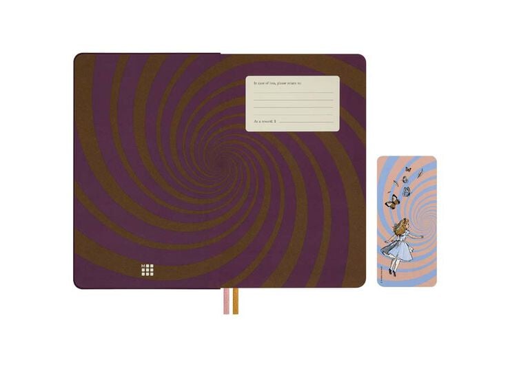 Libreta Moleskine tapa dura lisa L Alicia