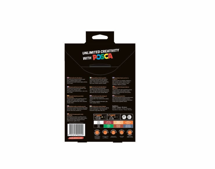 Rotuladores Posca PC-5M/3M 8 colores