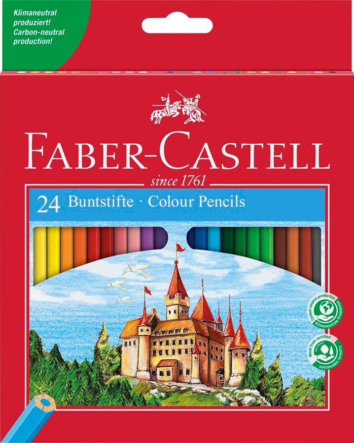 L&aacute;pices de colores Faber-Castell Ecologic 24 colores