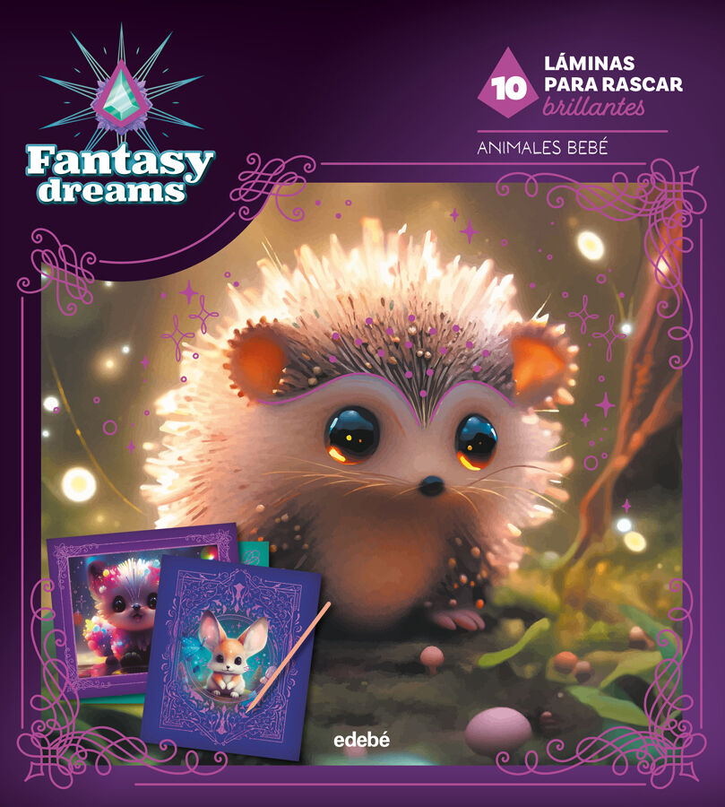 L&aacute;minas para rascar: dragones beb&eacute;