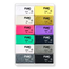 Pasta modelar Fimo Effect 300g 12 colores