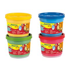Pintura de dits Giotto Be-Bè 150g 4 colors